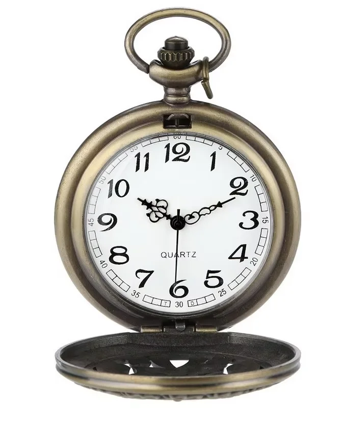 8143Vintage pocket watch classic exquisite butterfly hollow pocket watch nostalgic large pocket watch