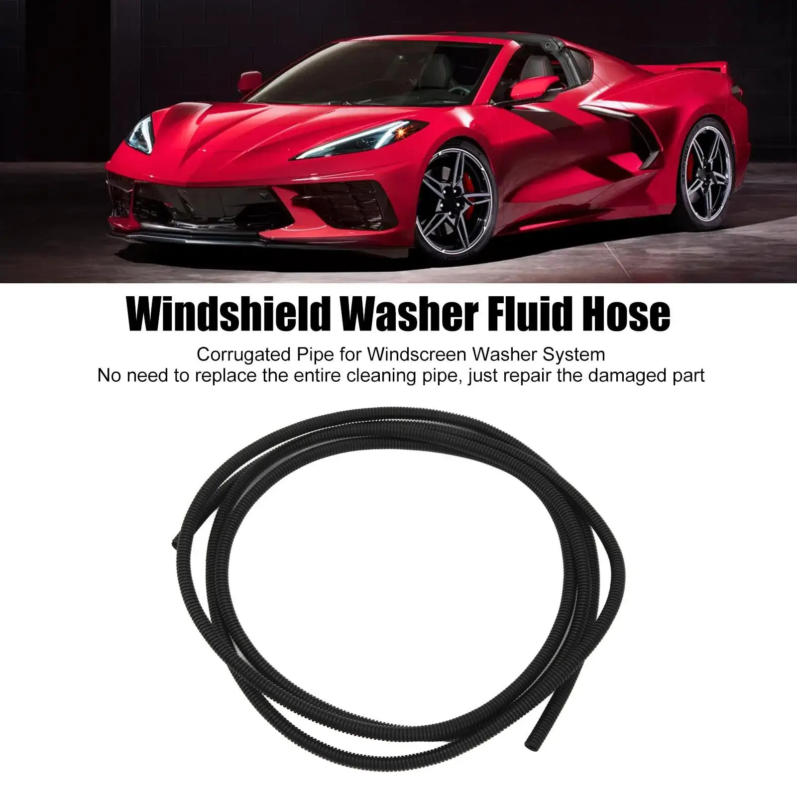 for windscreen Washing Hose Service Kit Car Corrugated for windscreen Washer System Windshield Washer Fluid Hose Repair