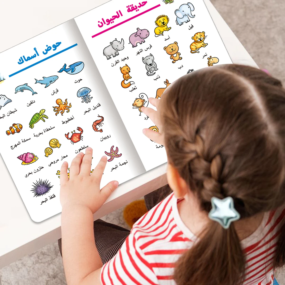Arabic Children's Vocabulary Learning Book - Educational Reading Material for Kids
