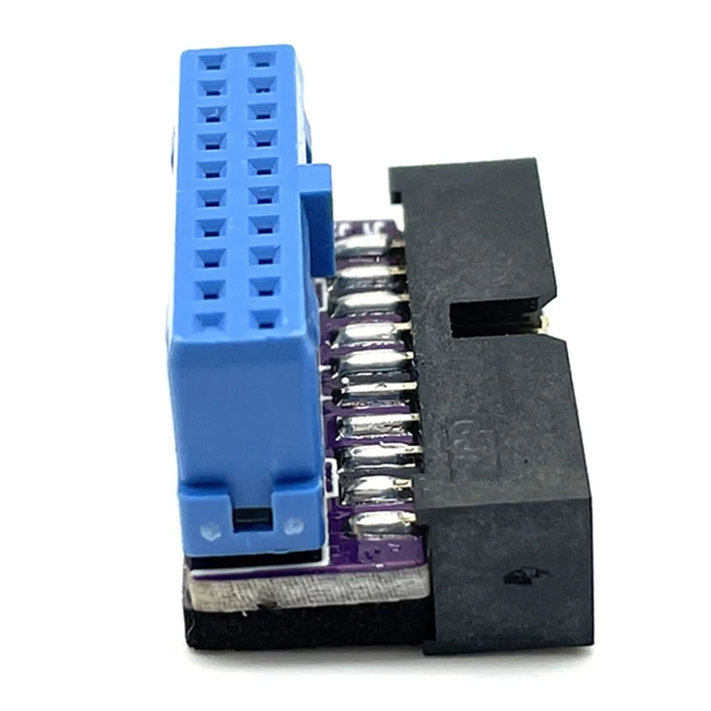 Macho para Adaptador de Extensão Feminino, Up Down Angled, USB 3.0, 20Pin, 90 Graus, Motherboard Mainboard, 5 pcs