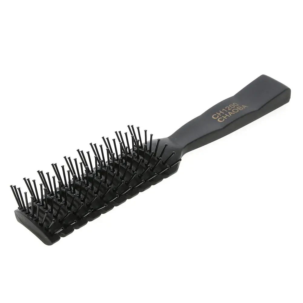 1pc Men Ribs Hair Brush Hairdressing Salon Barber Anti-static Heat Comb Hair Styling Tool Comb Brush Healthy Massage Tools