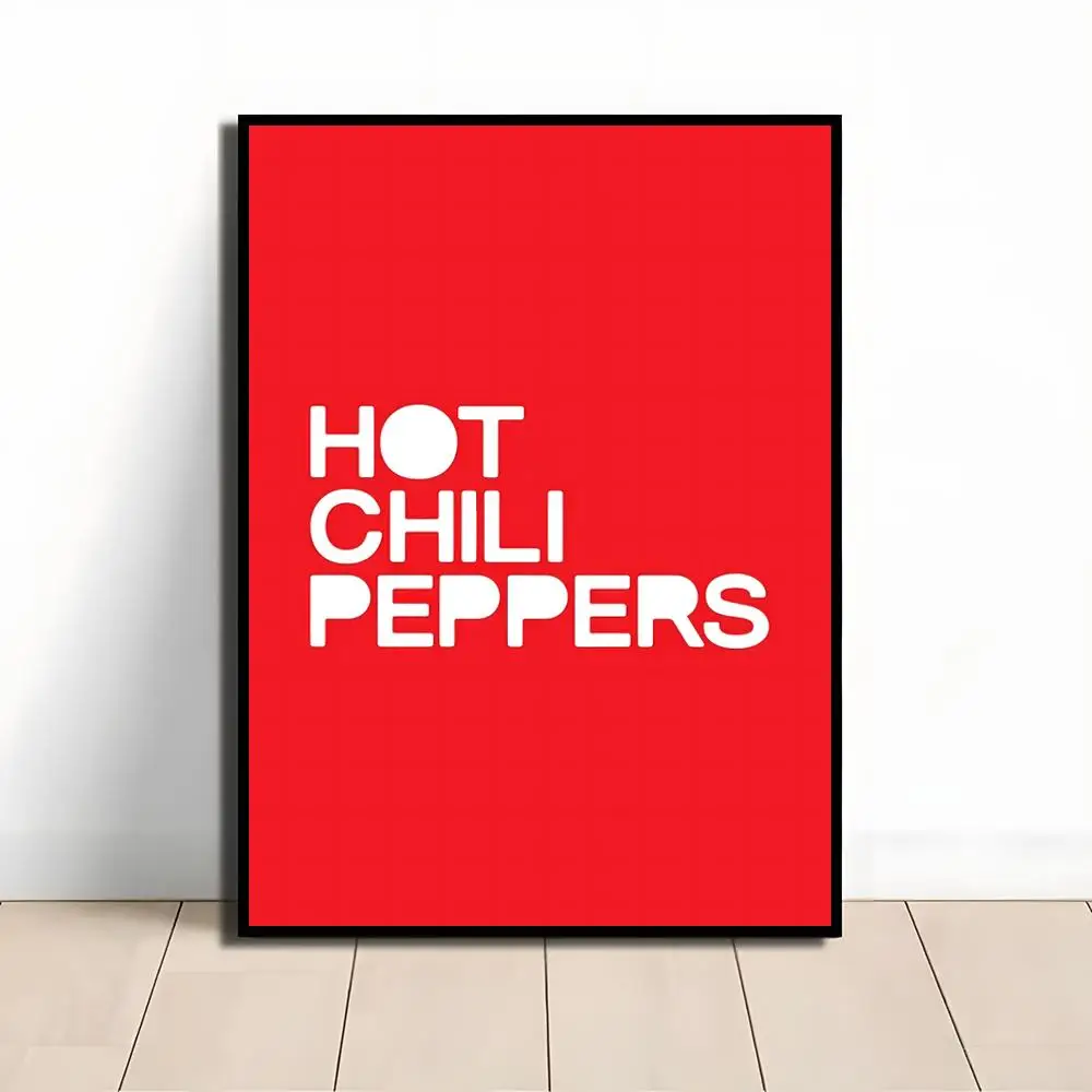 Band Red Hot Chili Peppers Painting Calligraphy Paper Print Home Living Room Bedroom Entrance Bar Cafe Art Decorative Paintings