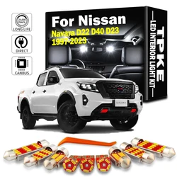 TPKE Car LED Interior Bulb Reading Trunk Light Kit For Nissan Navara D22 D40 D23 1997- 2018 2019 2020 2021 2022 2023 Accessories