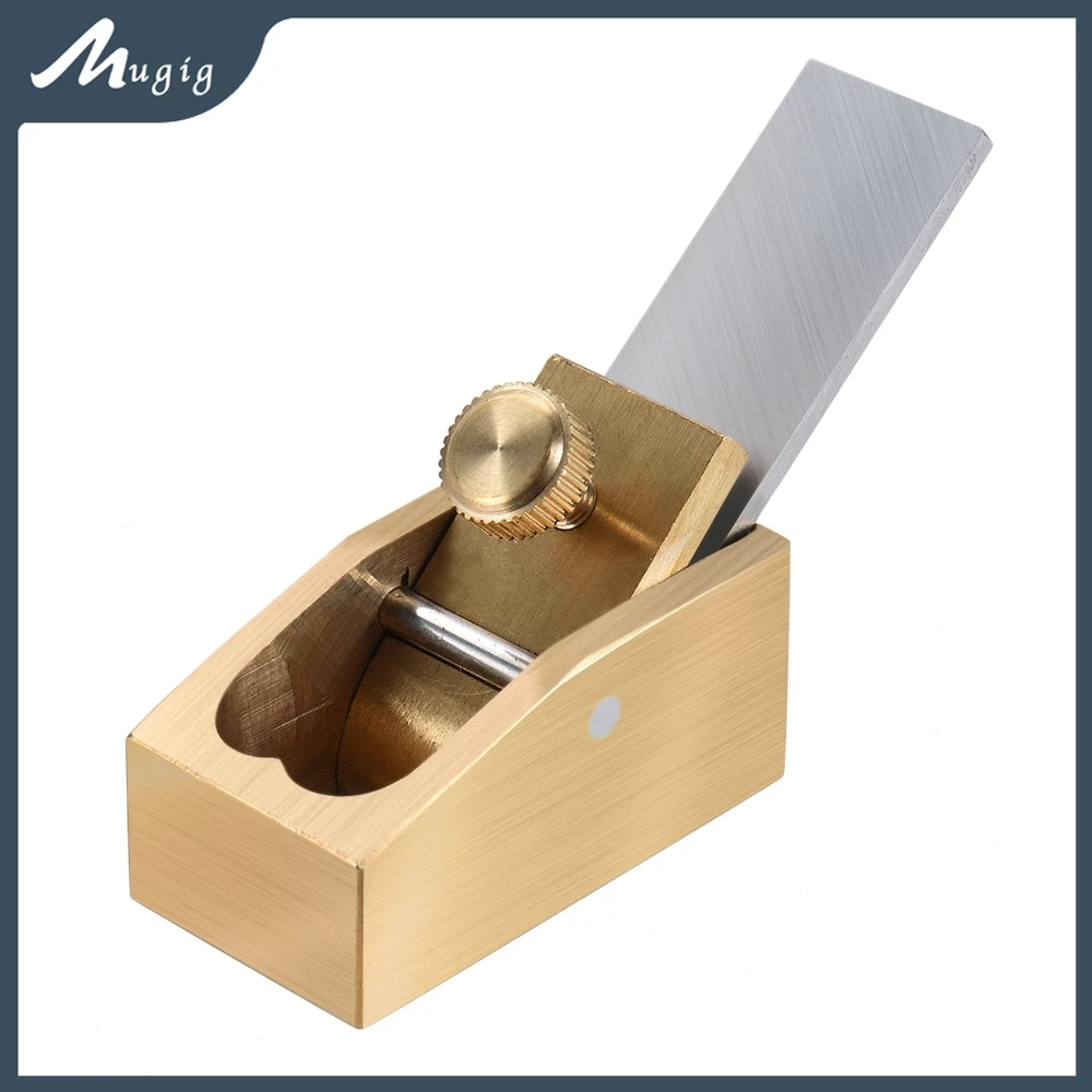 

Adjustable Flat Bottom Brass Plane Tool For DIY Violin Make Board Shapener Planes Cutter Luthier Tool Woodworking Supplies No.5#