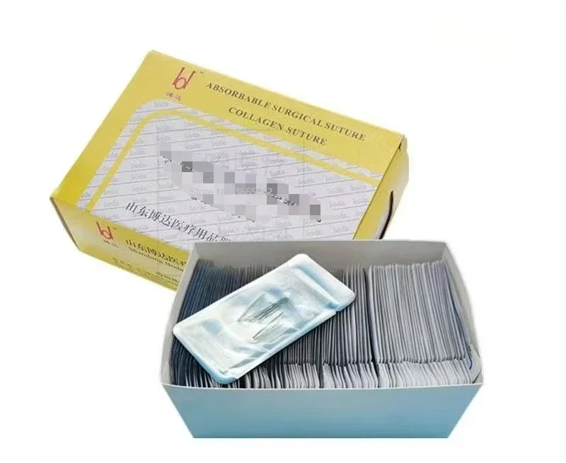 Disposable needles thread 0 2-0 3-0 4-0 Chinese medicine acupoints sterile needles 10bags NO.7 NO.8 NO.9 NO.12