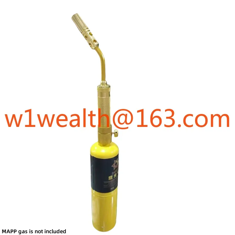 Miniature High-Temperature MAPP Gas Torch Soldering AC Refrigeration Copper Pipe Repair-Oxygen-Free Welding Torch