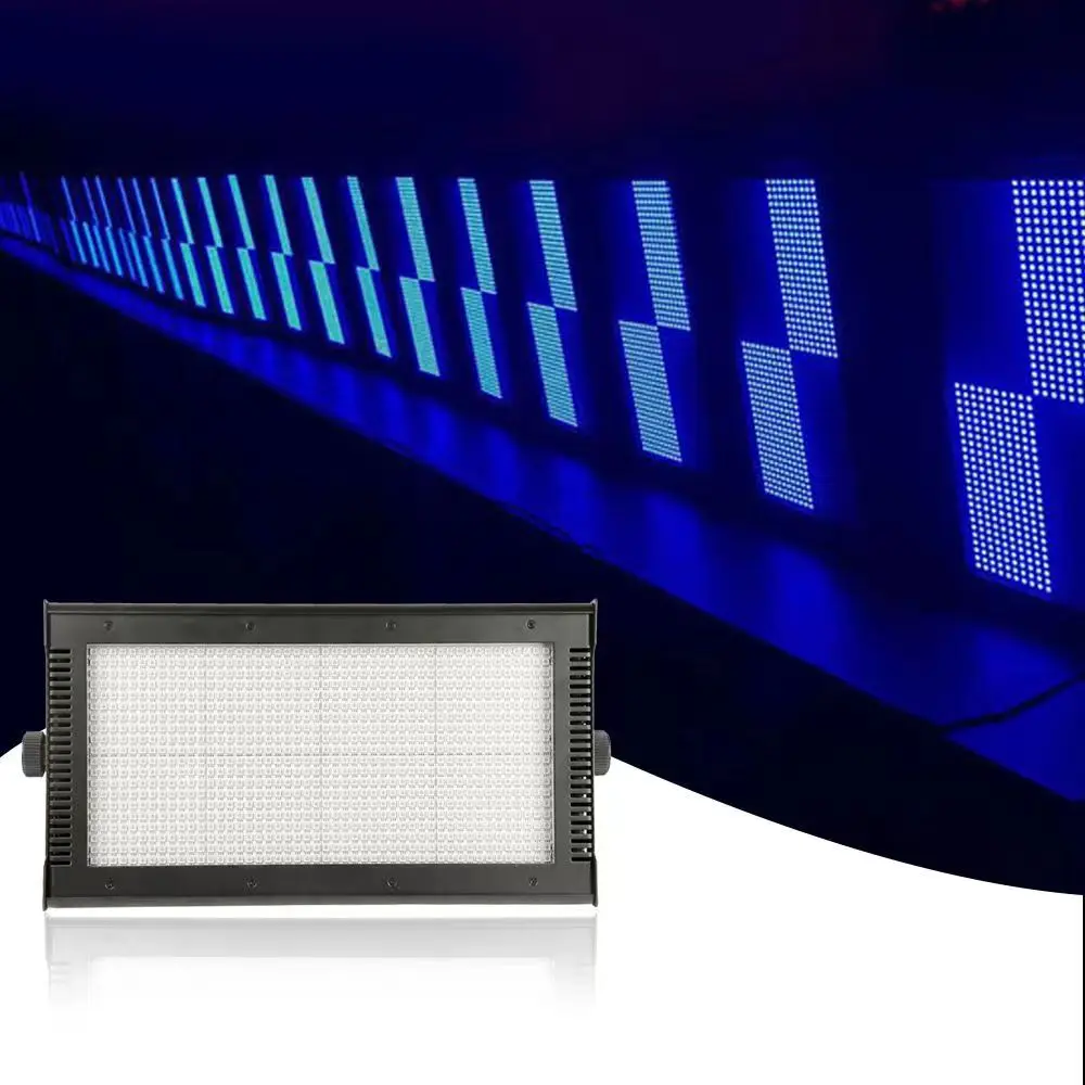 Luzes estroboscópicas LED960 Luzes estroboscópicas de 8 bandas ativadas por voz RGB Barra de luzes de tingimento Ambiente de transmissão ao vivo