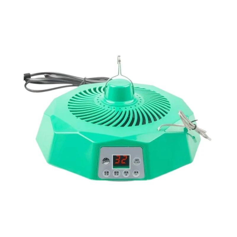 

Лампа-обогреватель с дисплеем и интеллектуальным контролем температуры для выращивания домашней птицы (кур, свиней) и других животных, с постоянной температурой.