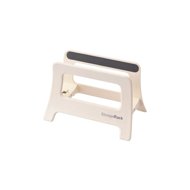 Non-slip Hollow Lid & Cutting Board Storage Rack No Drill Multifunctional Kitchen Organizer