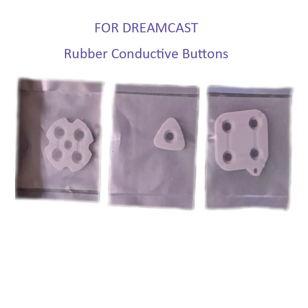 1set Rubber Conductive Buttons for Sega DREAMCAST DC Silicone Conductive Button Pad Repair parts