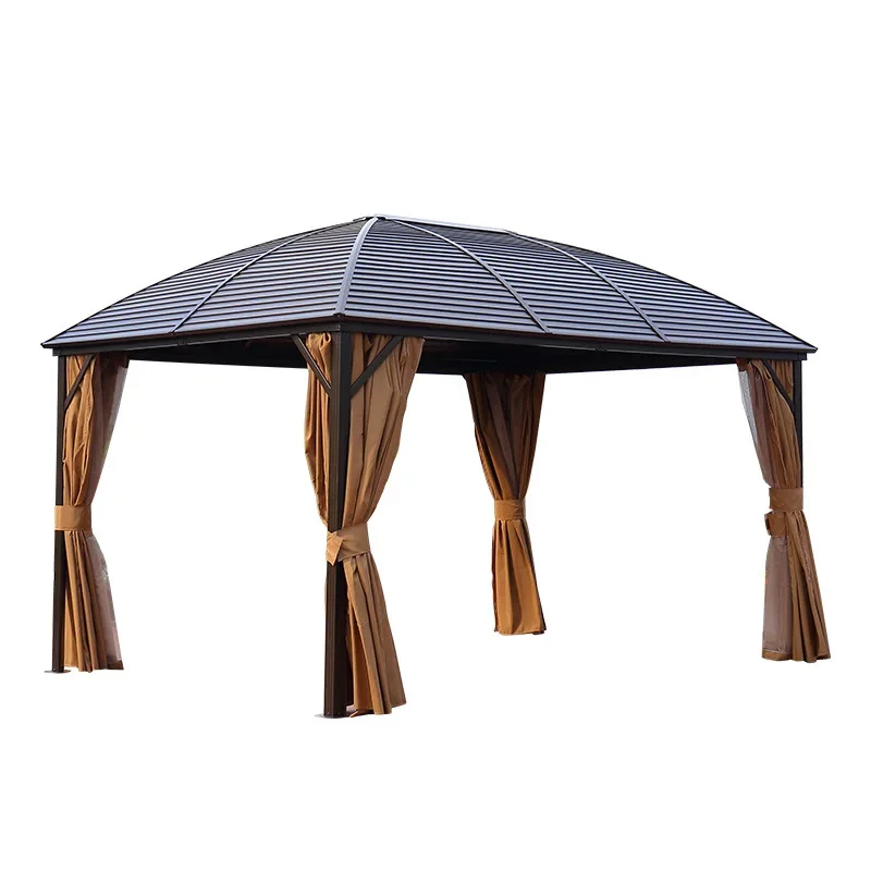 

Outdoor leisure awning gazebo sun house aluminum alloy European canopy garden