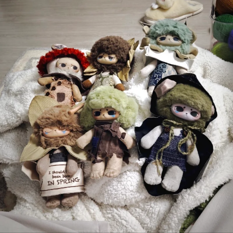 

Супер жизненная сила, аутентичная серия «Лесной шепот», плюшевая кукла с глухой коробкой, милый подарок для девочек ручной работы, украшение для комнаты, украшение, пятно