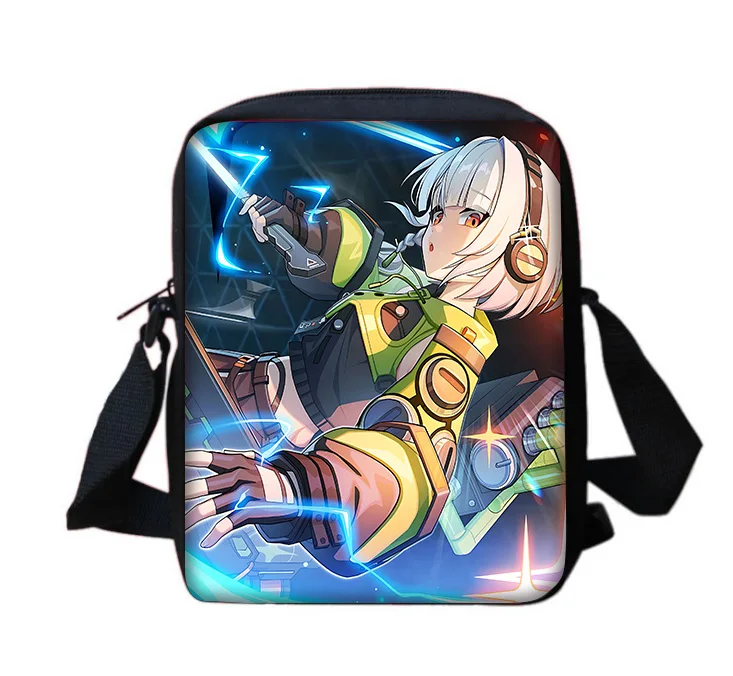 Hot Game Zenless Zone Zero Boy Girls Printed Shoulder Messenger Bag Child Casual Handbag Men Women Phone Bag Shopping Bag