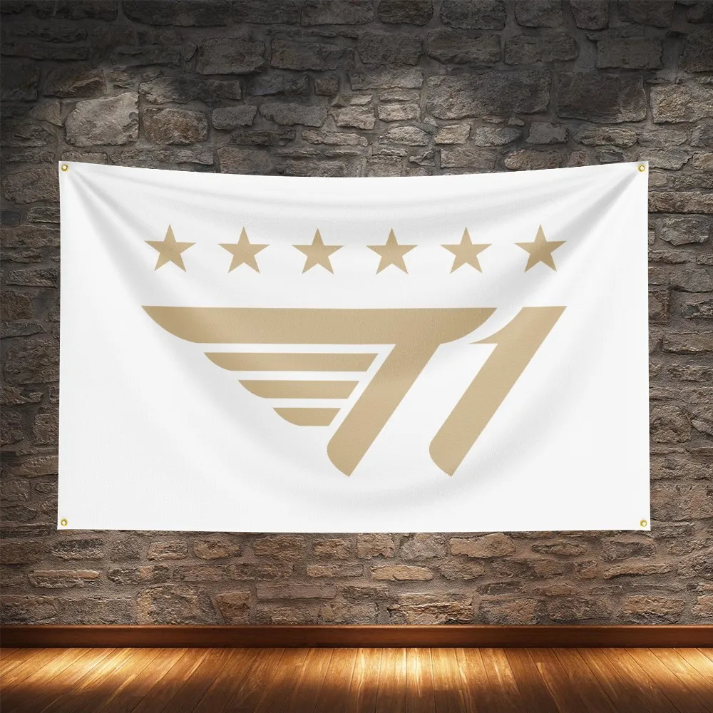 SKT T1 Esports Flag Poliéster Digital Printing LoL Gaming Banner