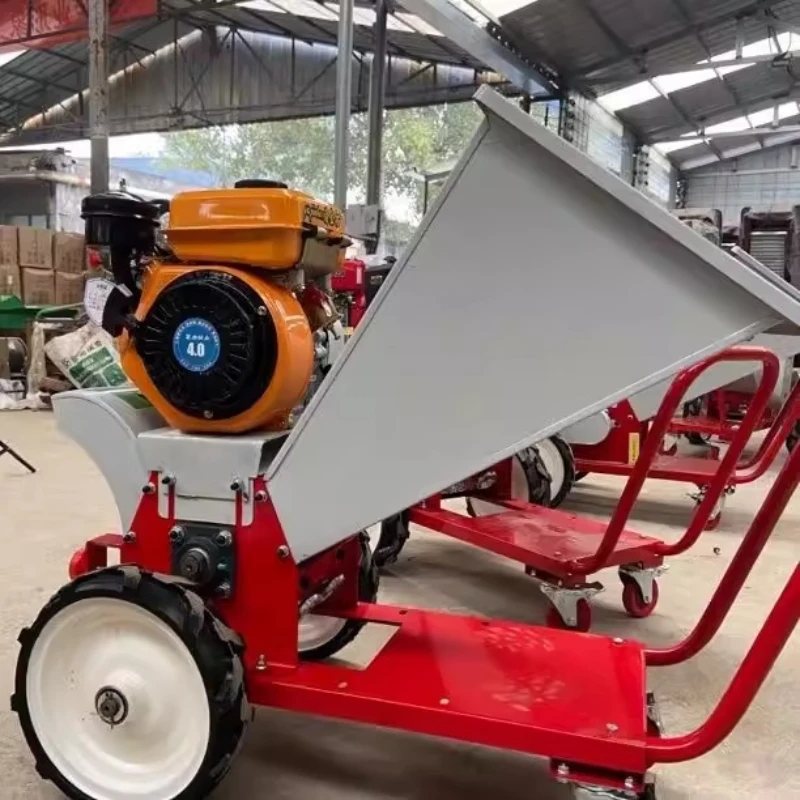 Portable guillotine machine straw branch crusher