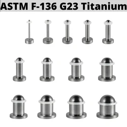 Mirror Surface Cylinder Ear Plugs Solid G23 Titanium Ear Gauges Expander Stretcher Ear Taper Body Piercing Jewelry 1.2mm-10mm
