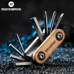 ROCKBROS Cycling Tool Set Kit Combination Bicycle Repaired Tools MTB Road Convenient Folding Design Easy To Use Bike Accessories