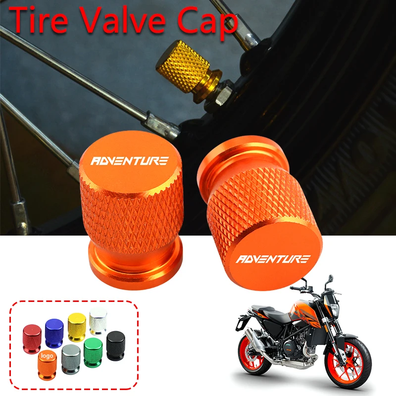 

Fit For KTM Adventure 390 790 890 990 1050 1090 1190 1290 Super Adventure Adv Aluminum Tire Valve Cap Motorcycle Tire Valve Caps