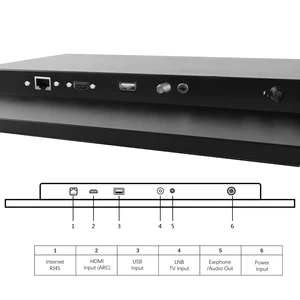 32 inch Smart Touch Screen Magic Mirror for Bathroom Spa TV Led Android WiFi Bluetooth ATSC DVB Hotel television 8 Main Sales Monitor 32 inch - №7