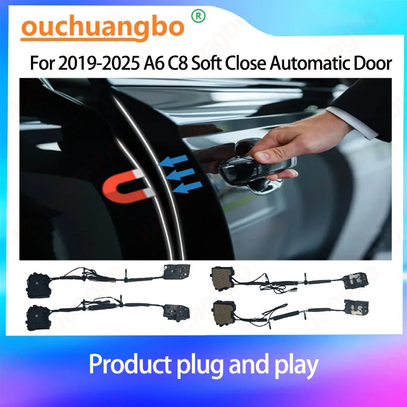 

Ouchuangbo Soft Close Door for A6L C8 A6 A7 S6 RS6 2018-2025 Latch Pass Lock Actuator Auto Electric Absorption Suction