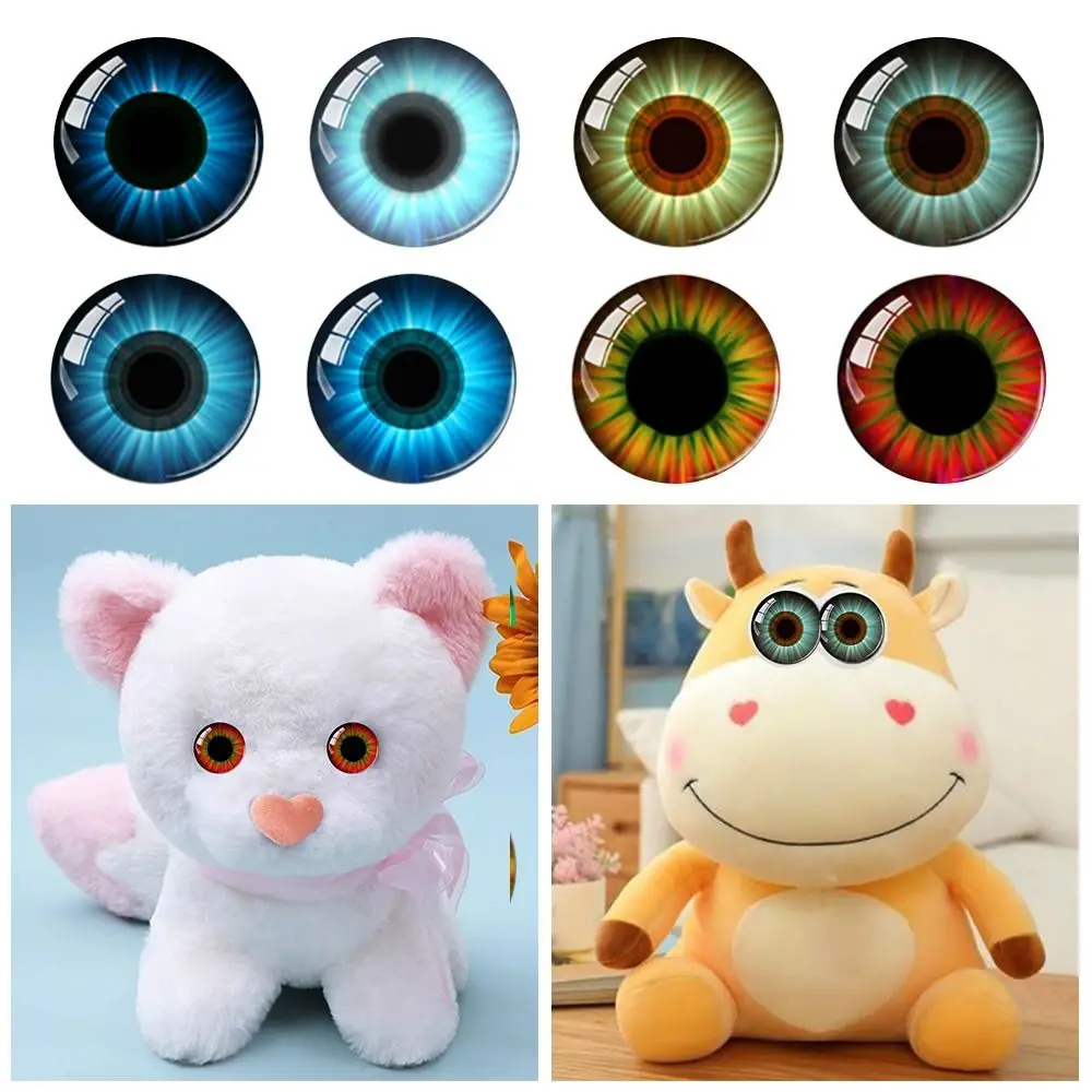 20pcs/10pairs 6mm-20mm Eyes Crafts Eyes Crystal Plastic Puppet Crystal Eyes Dolls DIY Tools DIY Doll Accessories High Quality