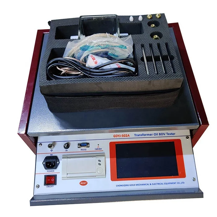 ASTM D1816 Insulating Oil Dielectric Breakdown Voltage Tester 80kv BDV Test Kit