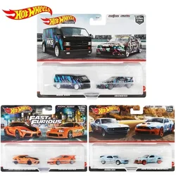 Hot Wheels-Original Premium Diecast Car Cultura Brinquedo para Meninos, Toyota Supra Ford, Custom Mustang Boss, Presente de Aniversário, 1:64