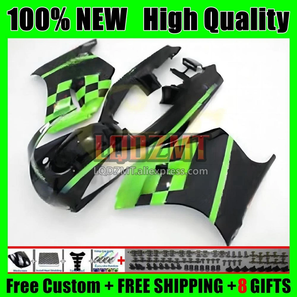 Body Kit For SUZUKI SAPC New green RGVT-250 RGV-250 VJ23 97 98 10No.28 VJ 23 RGVT250 RGV250 RGV RGVT 250 CC 1997 1998 Fairing