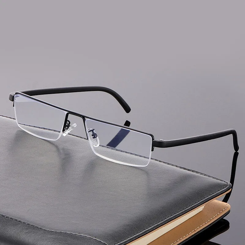 Ultra-light Anti-Blue Light Reading Glasses With Case Alloy Frame Women Men Elderly Presbyopic Eyeglasses Eyewear With Cases