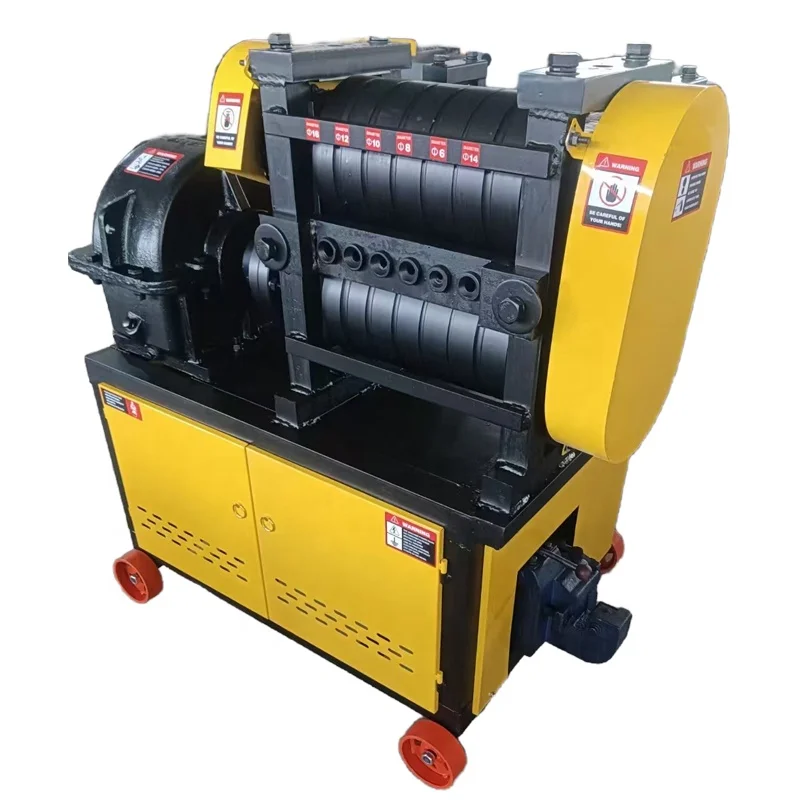 Numerical control scrap bar recovery straightening cutting machine with 7.5 kW motor for 4-12 mm diameter steel bars