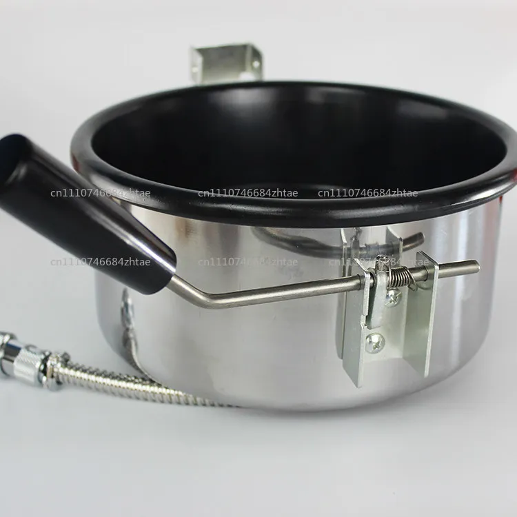 Commercial popcorn pot, spherical machine, anti-scorch pot, universal 8 ounces popcorn machine, corn non-stick pan