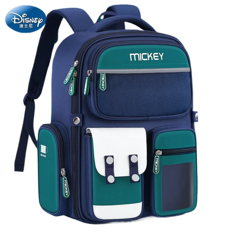 

Disney Multifunctional School Backpack for Boys with USB Port Water Resistant Bookbag for Elementary Students Grade 1 2 3