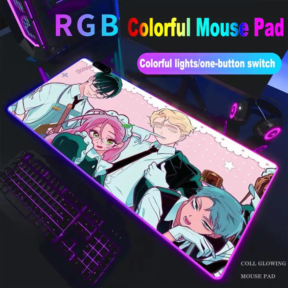 

A-Alien Stage Mizi T-Till Lvan Mouse Pad High-end E-sports Mouse Pad Mouse Pad RGB Mouse Pad LED Pc Large Student Writing Pad