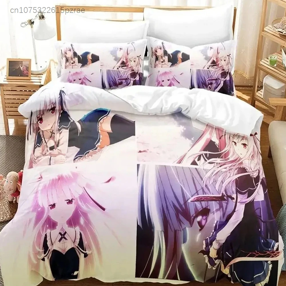 Kawaii Anime Absolute Duo Bedding Set Bedroom Soft Modern Bedspreads Comefortable Kids Duvet Cover Quilt Cover And Pillowcase