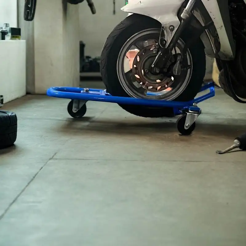 Motorcycle Trailer Booster Fire Blast Tire Self-Rescue Cart Moving Frame Emergency Tool