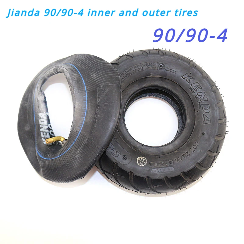 KENDA 90/90-4 (3.00-4) Electric Scooter Inner and Outer Tires 10inch Electric Tires Gasoline Scooters Tyre Accessories