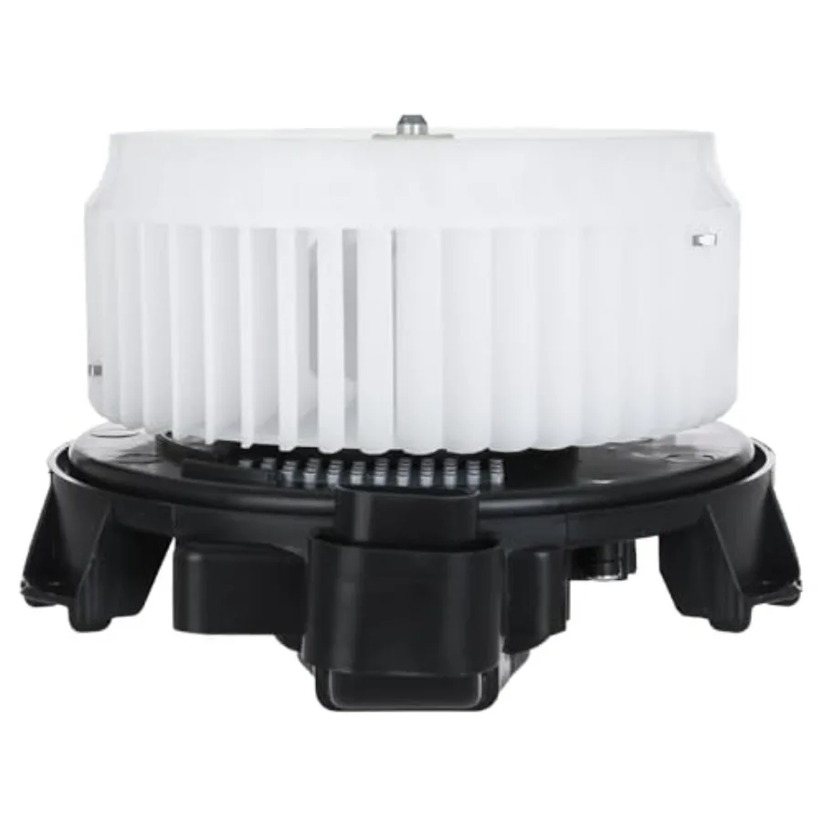 

HVAC front blower motor replacement for Toyota and Lexus vehicles, plastic housing, black color, high-efficiency quiet operatio