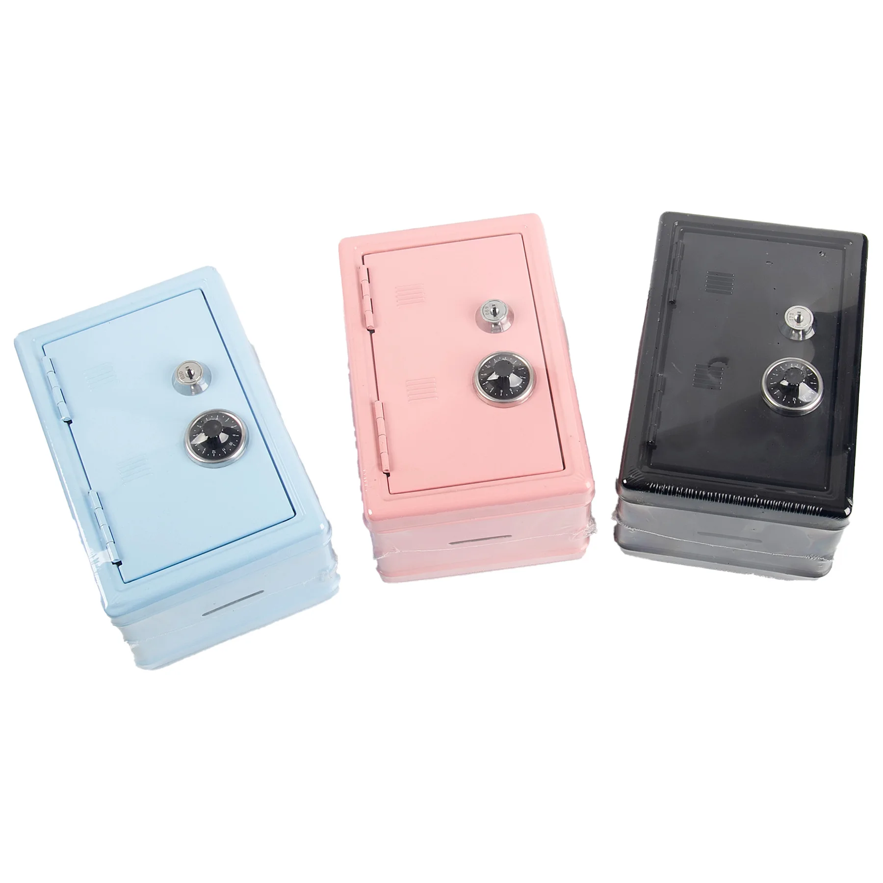 Piggy Bank Creative Safe Ornaments Safe Bank Metal Money Saving Box With Combination Lock For Cash Saving For Adults Kids