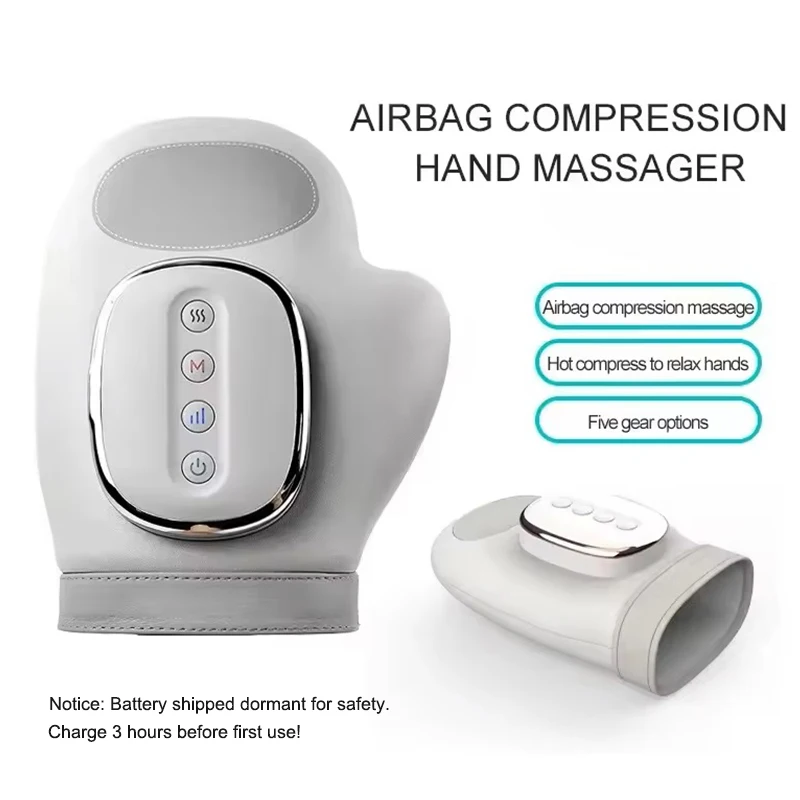 

Ручной массажер с тепловым сжатием, туннель для запястья, массажеры для пальцев на запястье, разминающие ролики, электрические портативные вибрирующие перчатки