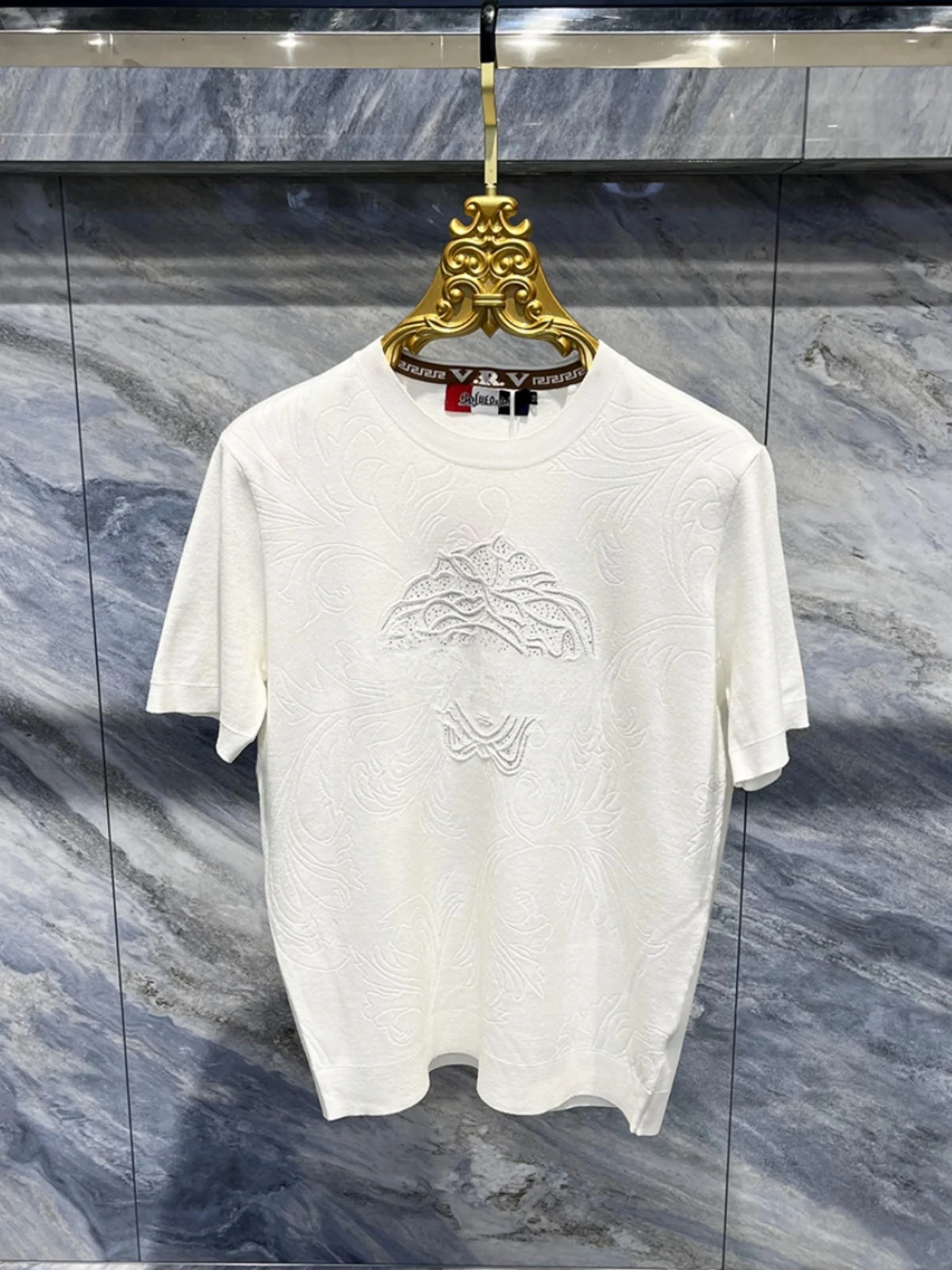 

Мужской осенне-зимний приталенный вязаный свитер с круглым вырезом и коротким рукавом, модный молодежный повседневный лонгслив