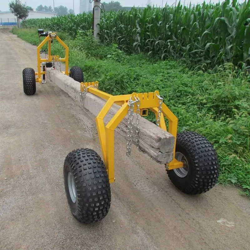 All Terrain Vehicle Trailer New Forestry Log Trailer with Core Bearing Components
