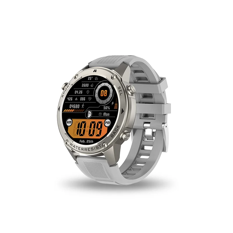 GPS Sports Watch with 50m Waterproof Altitude Step Counter Sleep Heart Rate Monitoring Distance Traveled Calories Burned