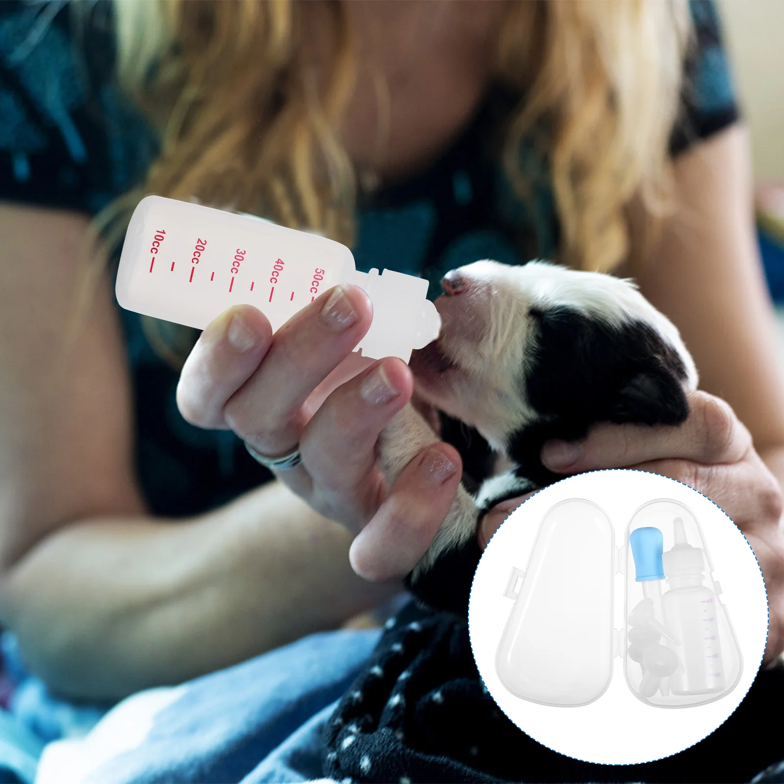 Breastfeeding Device Pet Cat Dog Bottle Kitten Supply Medicine Tool Silica Gel Pacifier Feeder for and Dropper