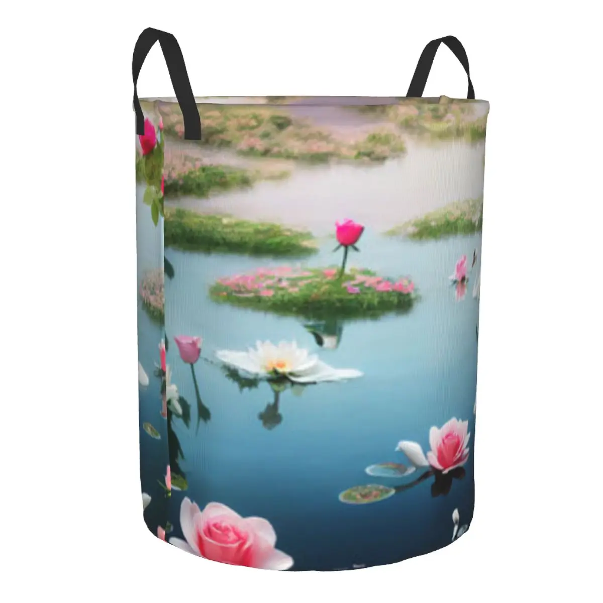 Wonderland Mystical Garden With Roses Waterproof Storage Bag Household Dirty Laundry Basket Folding Bucket Clothes Organizer