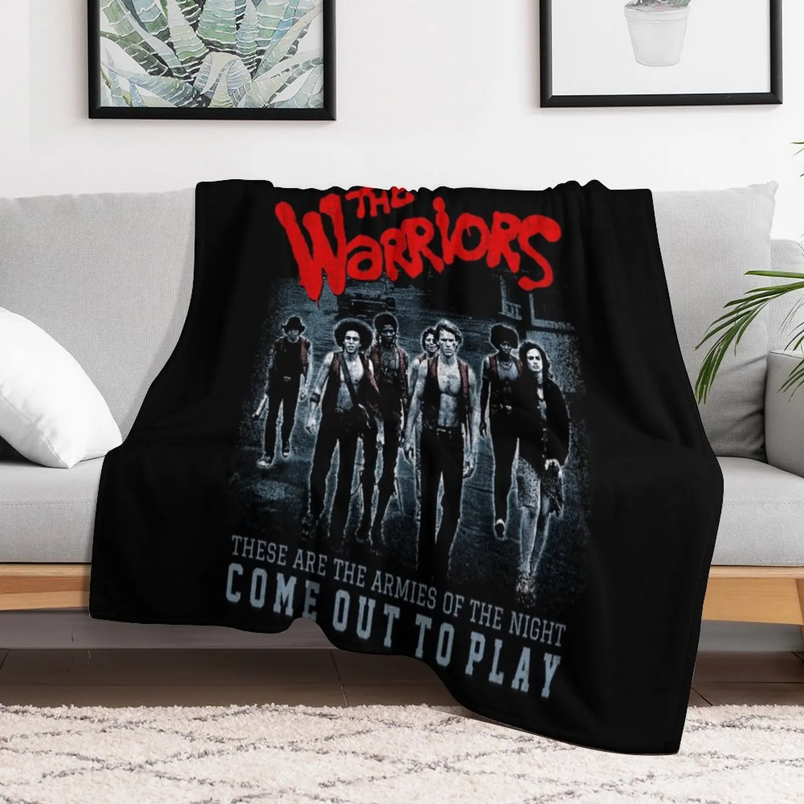 

The Warri3rs band Come Out To Play Throw Blanket wednesday Sofa Furrys funny gift Blankets