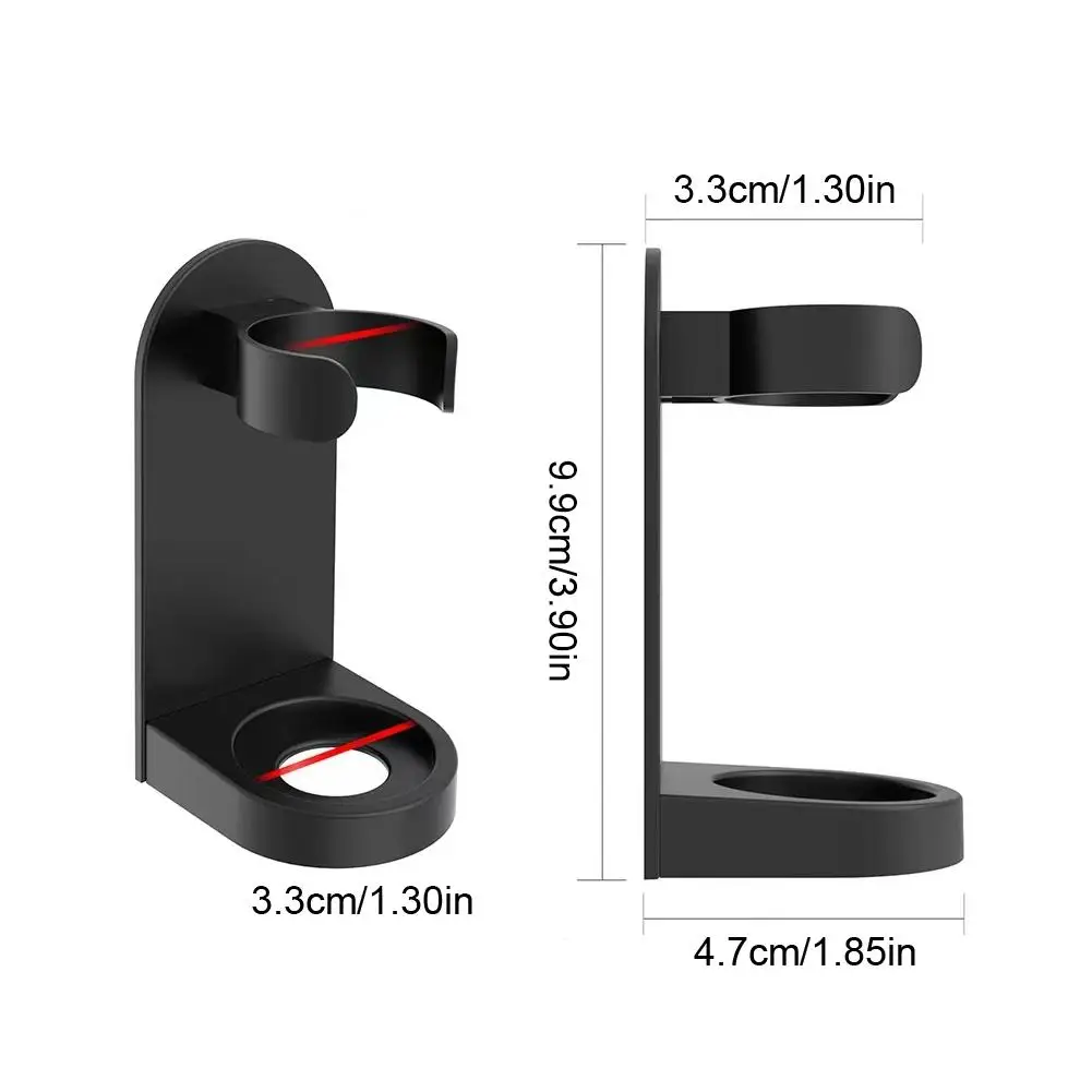 Wall-Mounted Electric Toothbrush Holder Traceless Toothbrush Stand Rack Punch-free Razor Holder Storage Bathroom Supplies
