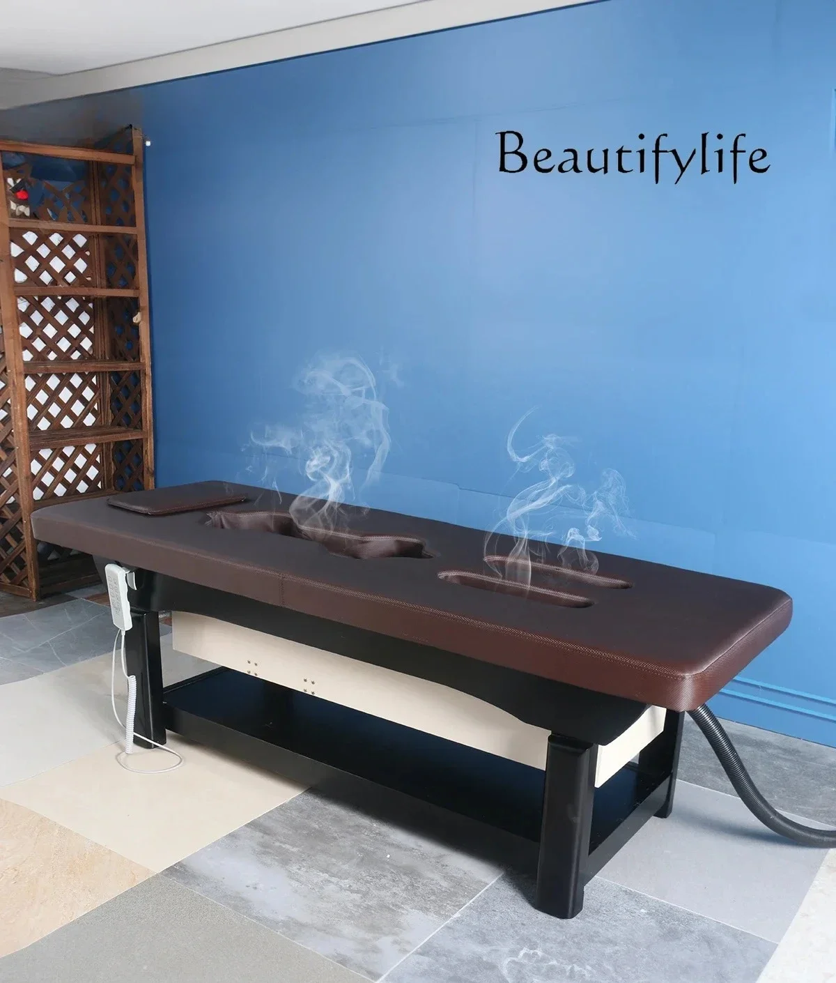XX Fully Automatic Smoking Moxibustion Bed, Household Fumigation Therapy Bed, Massage And Massage Solid Wood Beauty Bed