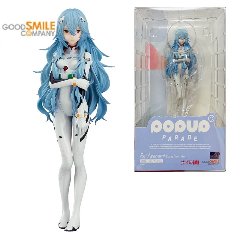 

GSC Original POP UP PARADE S-EVA Ayanami Rei long hair Anime Action Figure Toys For Boys Girls Kids Children Birthday Gifts