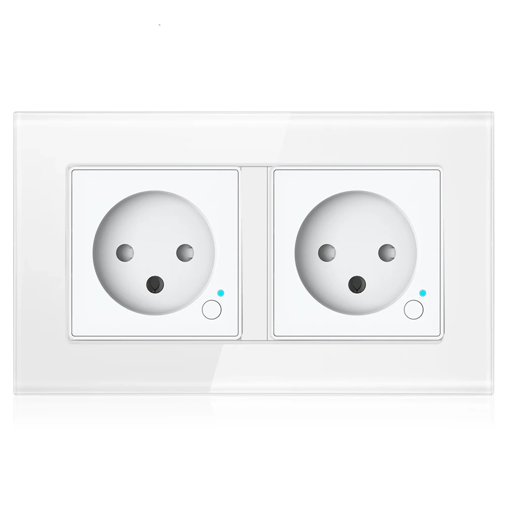 Shawader-Interruptor de pared inteligente con WiFi, toma de corriente, USB tipo C, PD20W, puerto de carga para Iphone, Alexa, Dot, google home, Tuya, Israel