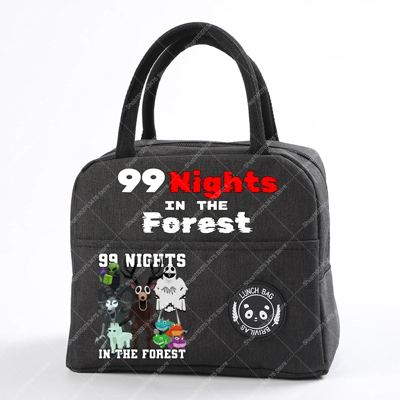 لعبة 99 ليال في الغابة الأطفال أنيمي حقيبة حمل الغداء حقيبة أطفال الكرتون معزول حقيبة يد اكسسوارات عادية كيس التخزين الهدايا